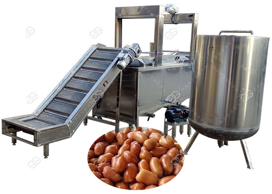 Chine Machine automatique industrielle de friteuse pour les pois frits par arachide, déshydratation Deoiler 200 kg/h heures fournisseur