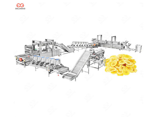 Chine Machine verte de pommes chips de plantain de banane avec la fonction de découpage en tranches et de déshuilage 100 kg/h heures fournisseur