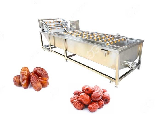 Chine Le jujube de GELGOOG date la capacité sans interruption élevée de machine à laver de fruit fournisseur